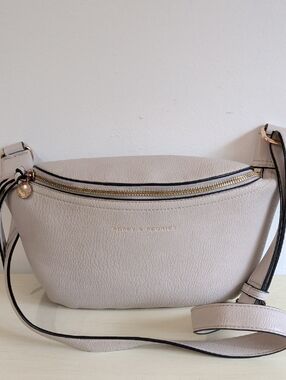 Poppy & Peonies Sidekick Crossbody Bag In Chestnut Leather W Gold Hardware